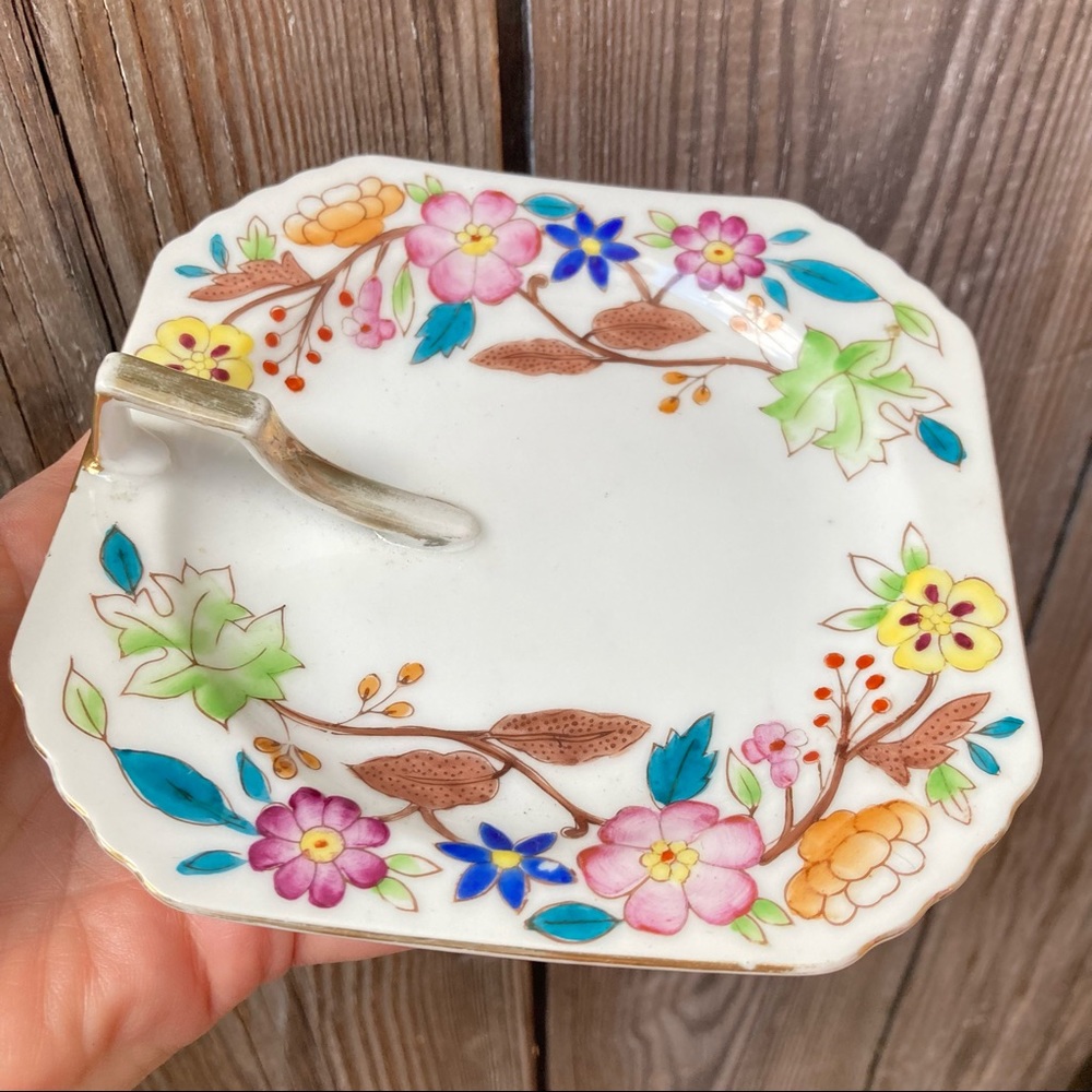 Rossetti Hand Painted Lemon Plate Japan